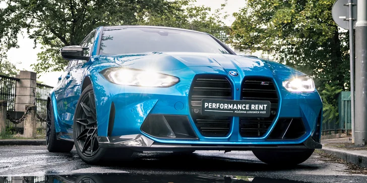 Jízda v bavorském bouráku: zapůjčení BMW M3 Competition xDrive na 3–12 hodin