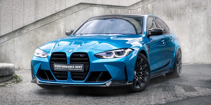 Jízda v bavorském bouráku: zapůjčení BMW M3 Competition xDrive na 3–12 hodin