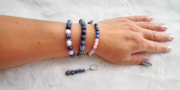 Workshop výroby 5 boho náramků z minerálů i jablonecké bižuterie