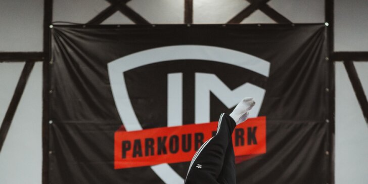 Naučte se ty nejlepší parkour kousky od profíků: hodinový vstup do Parkour Parku s trenérem