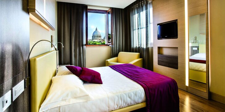 Pojeďte do Říma: příjemný hotel cca 500 m od Vatikánu a 2 km od Andělského hradu