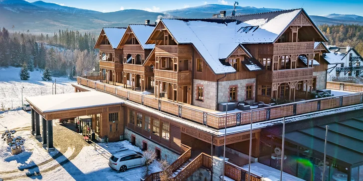 Luxusní pobyt v 5* hotelu v polských Krkonoších: snídaně, neomezený wellness i výlety