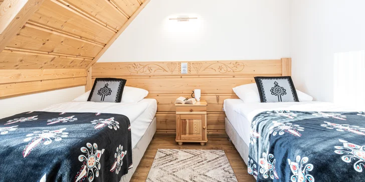 Relax v Zakopaném: bydlení s venkovní vířivkou, blízko turistických stezek, cena za celý apartmán