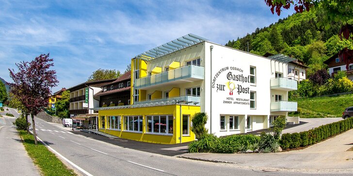 Dovolená v rakouských Korutanech: hotel u jezera, polopenze i varianty s 1 nocí zdarma