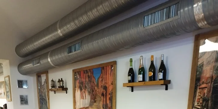 Voucher do italského bistra v Holešovicích na jídlo i nápoje: 500 až 1000 Kč