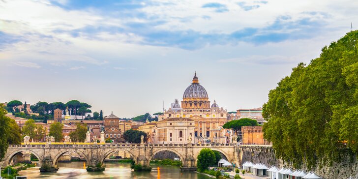Pojeďte do Říma: příjemný hotel cca 500 m od Vatikánu a 2 km od Andělského hradu