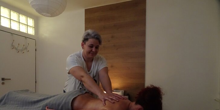 Relaxační nebo sportovní masáž i permanentka na 5 procedur dle výběru