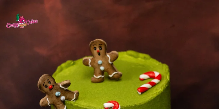 CrazyCakes online kurzy: modelace panenky i tvorba vánočního dortu či pejska