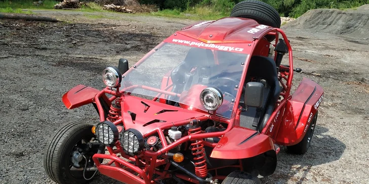 Půjčení buggy až na 6 hodin u Lipna + 1 spolujezdec zdarma