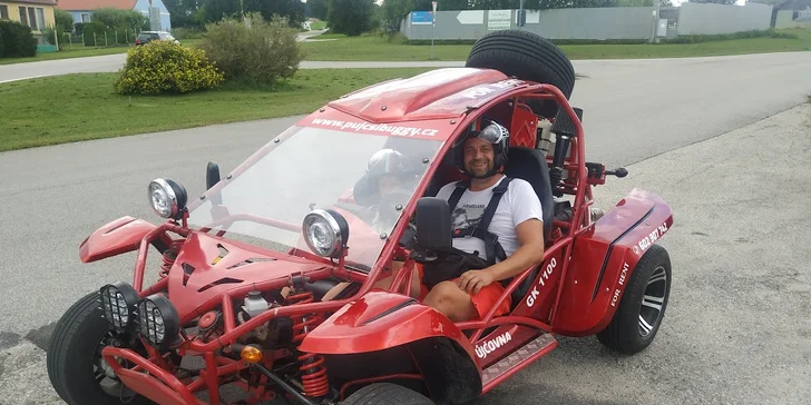 Půjčení buggy až na 6 hodin u Lipna + 1 spolujezdec zdarma