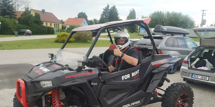 Půjčení buggy až na 6 hodin u Lipna + 1 spolujezdec zdarma