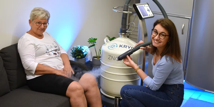Zlepšení fyzické i psychické kondice kryoterapií: lokální i celotělová, kryolifting obličeje