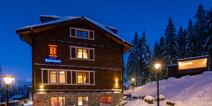 Dovolená v Jasné v hotelu Björnson s novým venkovním wellness, 1 dítě do 9,9 let zdarma