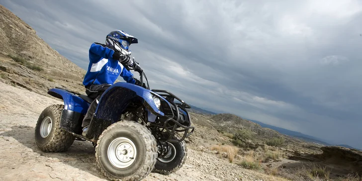 Zážitková off-road jízda na čtyřkolce v délce až 60 min.