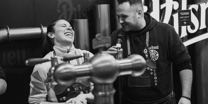 Soukromá škola čepování piva včetně certifikátu od Pilsner Urquell Master Bartendera Richarda Máši