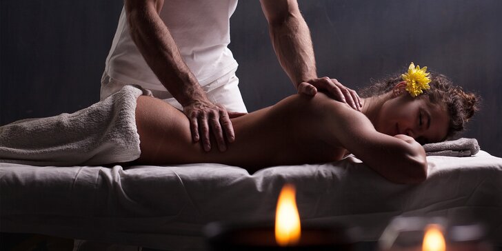 Smyslná relaxační olejová masáž: 90, 120 nebo 150 min. pro 1 ženu