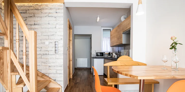 Relax v Zakopaném: bydlení s venkovní vířivkou, blízko turistických stezek, cena za celý apartmán