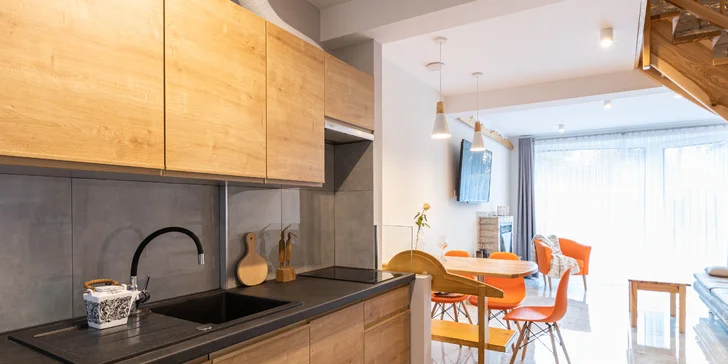 Relax v Zakopaném: bydlení s venkovní vířivkou, blízko turistických stezek, cena za celý apartmán
