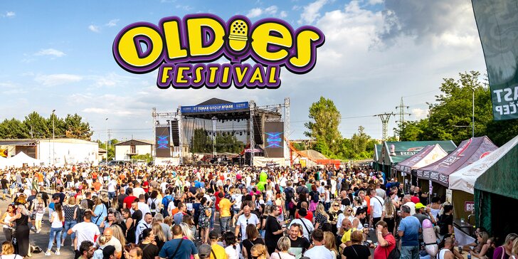 Vstupenka na Oldies festival: mega pařba pod širým nebem a hity 90. let