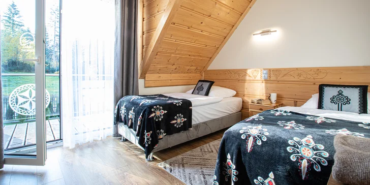 Relax v Zakopaném: bydlení s venkovní vířivkou, blízko turistických stezek, cena za celý apartmán