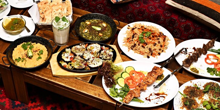 Gastronomická cesta kolem světa: afghánské degustační menu pro 2 i 4 osoby