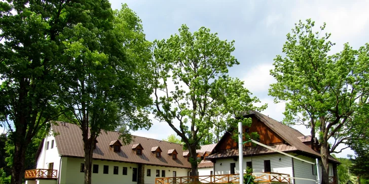 Tříchodové menu pro jednu či dvě osoby v krásném prostředí rodinného hotelu Pod Bílou Skálou na Vysočině