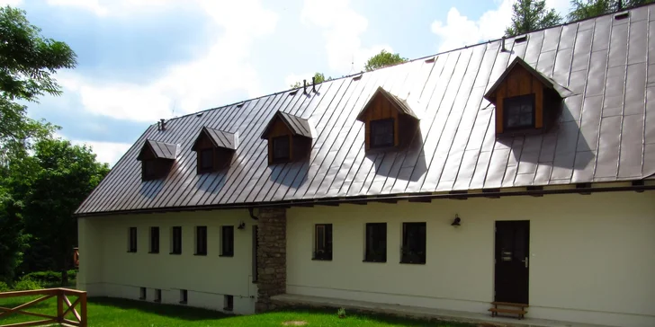 Tříchodové menu pro jednu či dvě osoby v krásném prostředí rodinného hotelu Pod Bílou Skálou na Vysočině