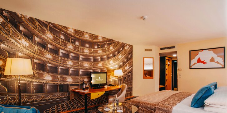 Luxusní pobyt ve 4* hotelu na Vinohradech: snídaně i možnost wellness