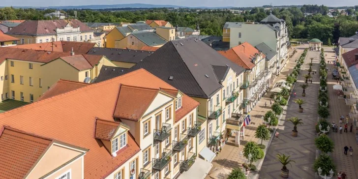 Pobyt ve Františkových Lázních: polopenze, infrasauna a masáž nebo procedury stanovené lékařem