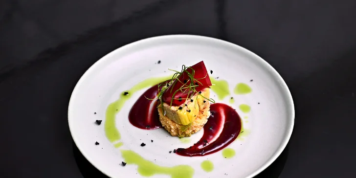 Jídlo připravené před vašimi zraky: 4chodové menu, vinné párování a nealko