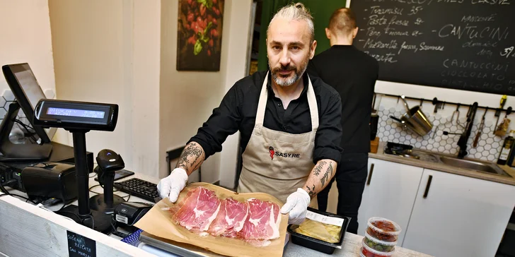 Italské dobroty z obchodu Pane & Salumi: vouchery v hodnotě 500-1500 Kč