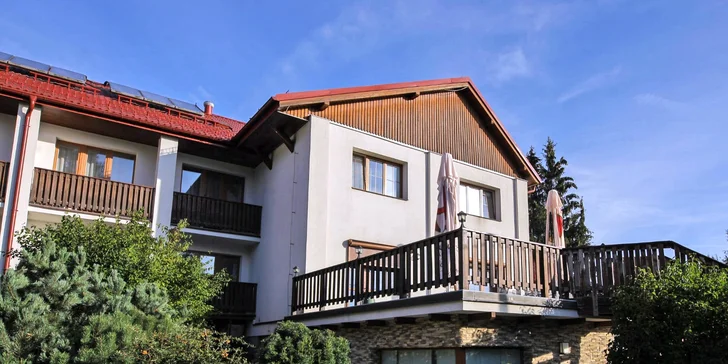 Pohoda u Žďáru nad Sázavou pro pár i rodinu: wellness, snídaně i láhev vína