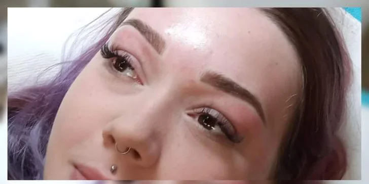 Permanentní make-up obočí pudrovou metodou Shading Brow a PMU rtů technikou aquarelle