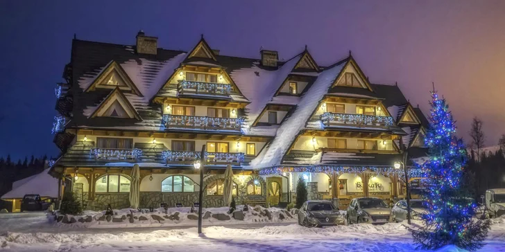 Polské Tatry v kouzelném hotelu: snídaně či polopenze a wellness