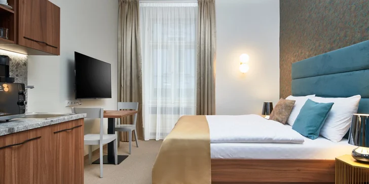 Objevte kouzlo Prahy: luxusní studia s kuchyňkou pro 2–4 osoby