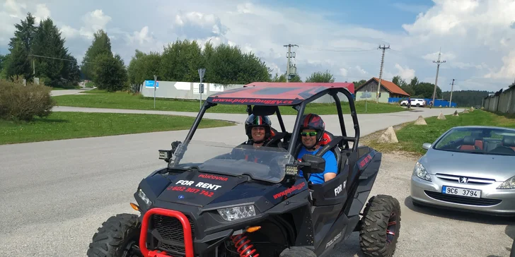 Půjčení buggy až na 6 hodin u Lipna + 1 spolujezdec zdarma