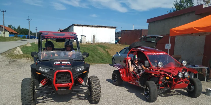 Půjčení buggy až na 6 hodin u Lipna + 1 spolujezdec zdarma