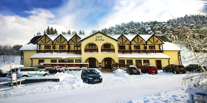 Kouzelná dovolená na Liptově: polopenze i vstup do wellness