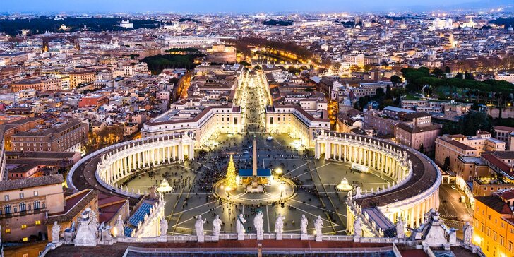 Čtyřdenní zájezd do Itálie s letenkou i hotelem: Řím, Vatikán, Vesuv i Pompeje