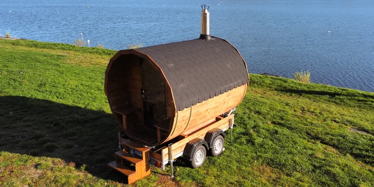 Mobilní sauna na vaši zahradu i k chalupě u jezera: pronájem sauny na jeden den i na celý víkend