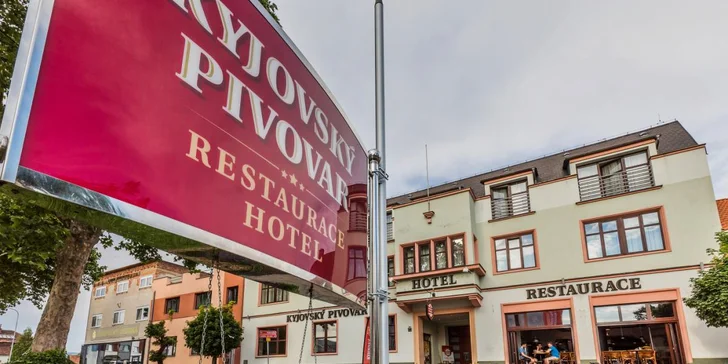 Pivní lázeň a tříchodové menu v Kyjovském pivovaru pro 2 osoby