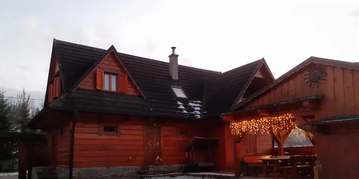 Dovolená v dřevnici se soukromým wellness pro 4 až 12 osob