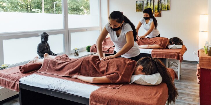 80 min. thajské relaxace: olejová masáž a celotělový zábal pro 1 i 2 osoby