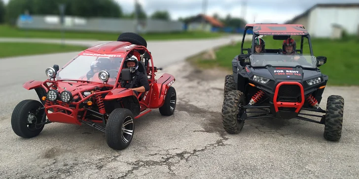 Půjčení buggy až na 6 hodin u Lipna + 1 spolujezdec zdarma