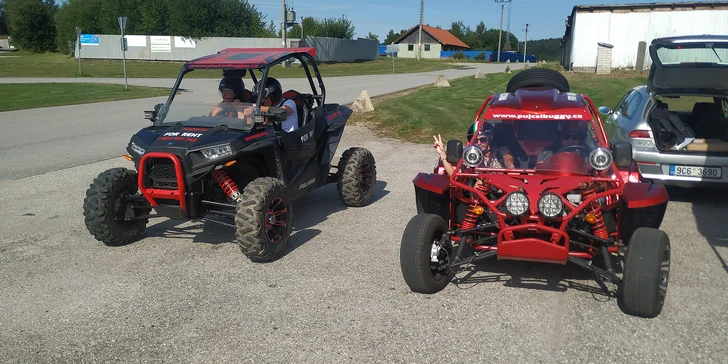 Půjčení buggy až na 6 hodin u Lipna + 1 spolujezdec zdarma