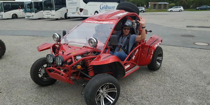 Půjčení buggy až na 6 hodin u Lipna + 1 spolujezdec zdarma