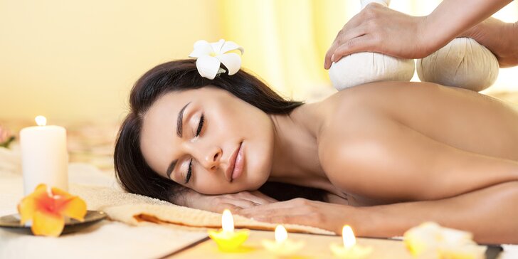 80 min. thajské relaxace: olejová masáž a celotělový zábal pro 1 i 2 osoby