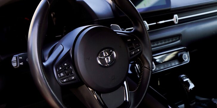 Projeďte se žihadlem: zážitkové jízdy v Toyota Supra, 20, 40 nebo 60 minut pro 1 osobu