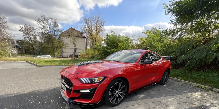 Brutální jízda v Mustangu GT Shelby paket: 15–60 minut včetně paliva i dálniční známky