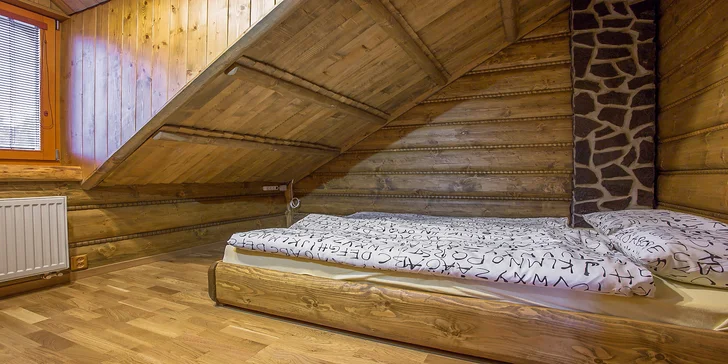 Pobyt v krásných apartmánech nebo chatě ve Vysokých Tatrách pro dva i rodinu